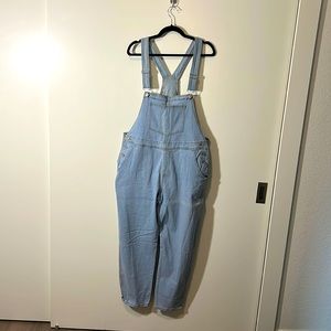 Light blue Jean overalls